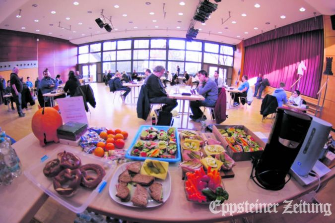 Eppstein war Gastgeber im Bürgersaal für die Doppelrunde der Schach-Oberliga.Foto: privat